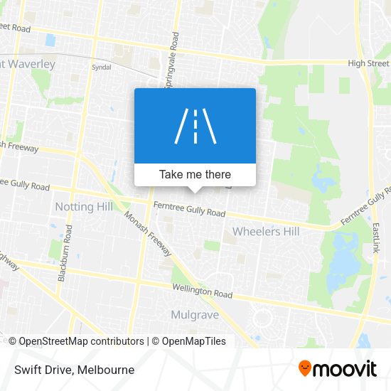 Swift Drive map