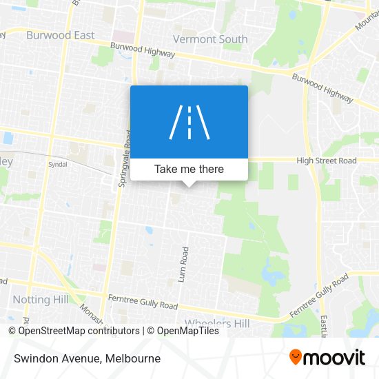 Swindon Avenue map