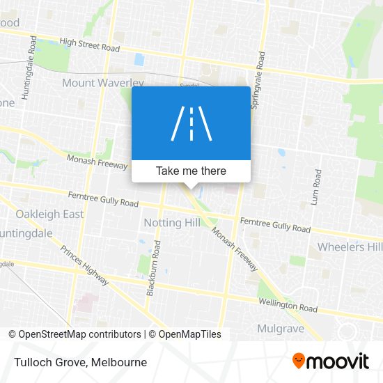 Tulloch Grove map