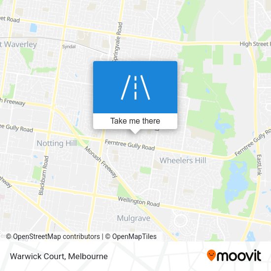 Warwick Court map