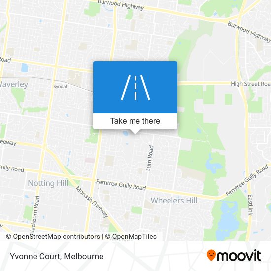 Yvonne Court map
