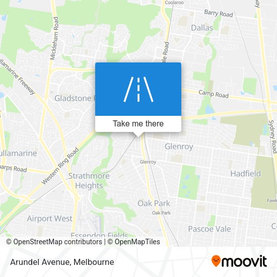 Arundel Avenue map