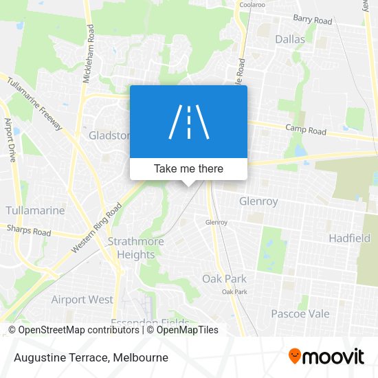 Augustine Terrace map
