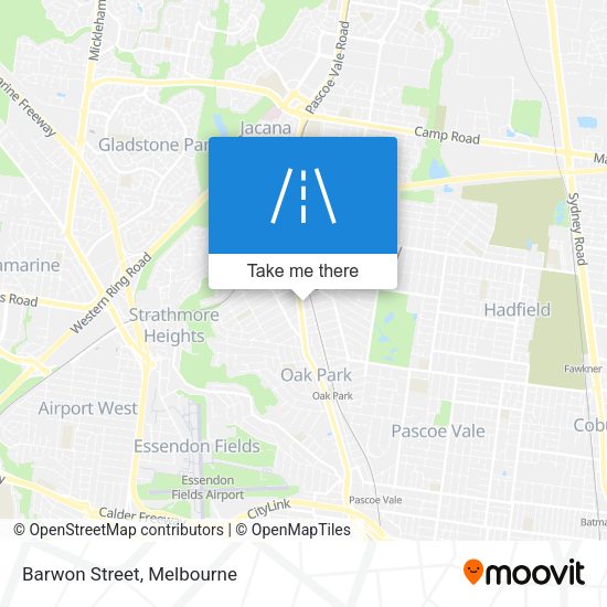 Barwon Street map