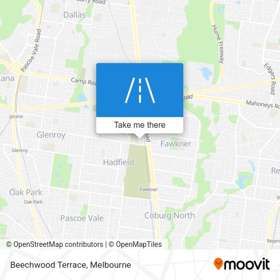 Beechwood Terrace map