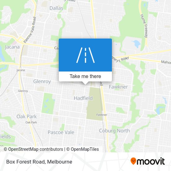 Box Forest Road map