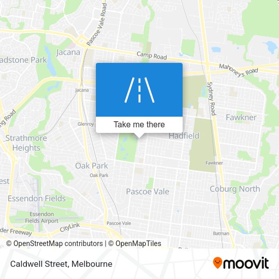 Caldwell Street map