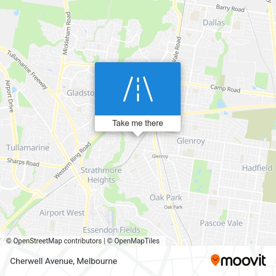 Cherwell Avenue map
