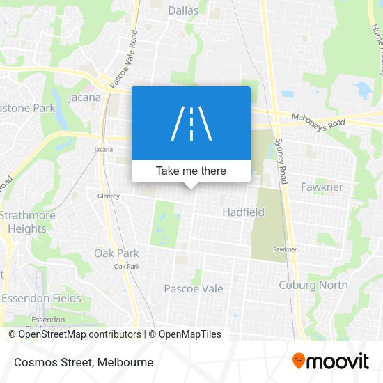 Cosmos Street map