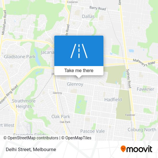 Delhi Street map