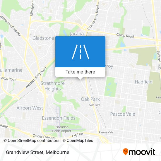 Grandview Street map