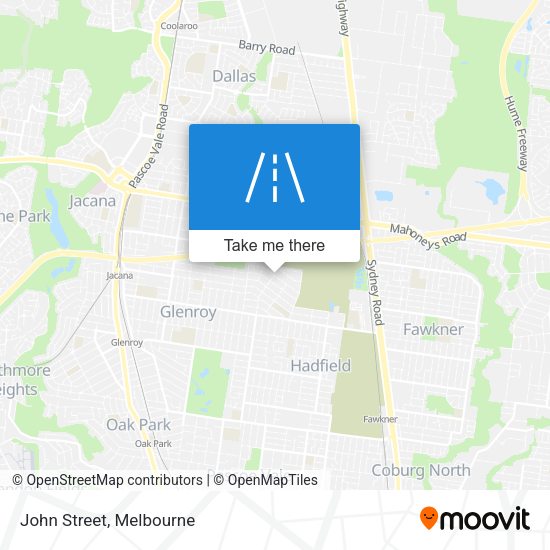John Street map