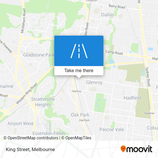 King Street map