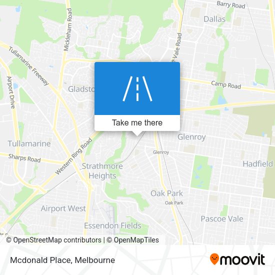 Mcdonald Place map
