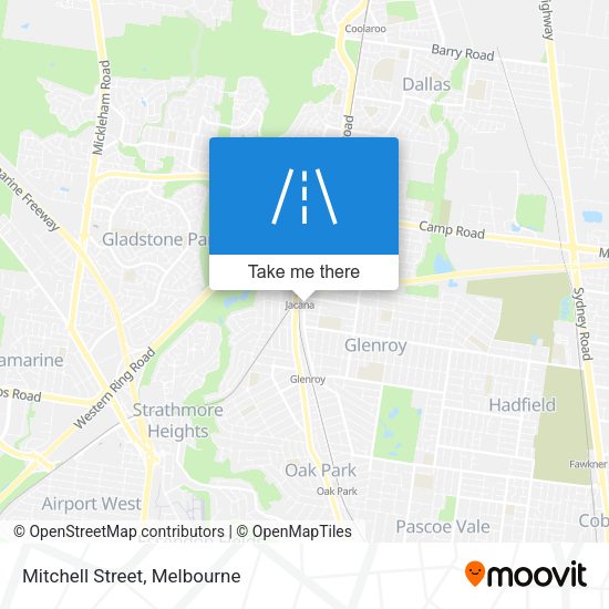 Mitchell Street map