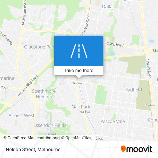 Nelson Street map