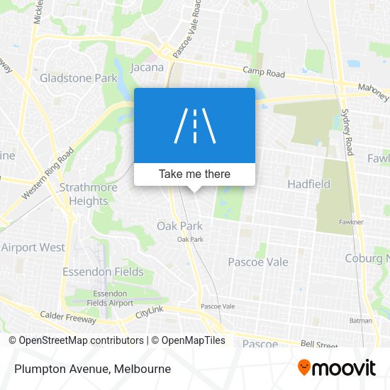 Plumpton Avenue map