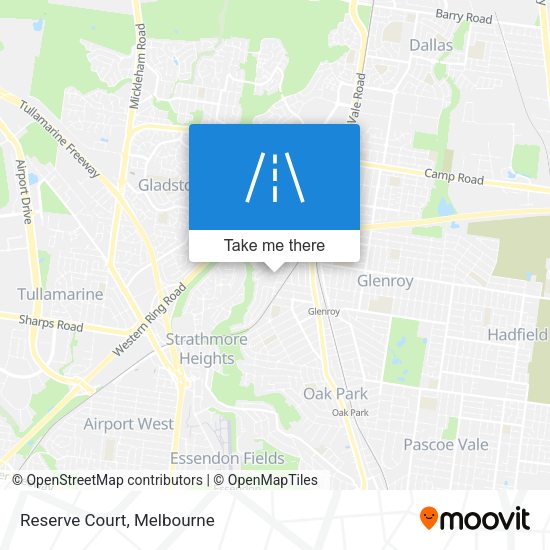 Reserve Court map