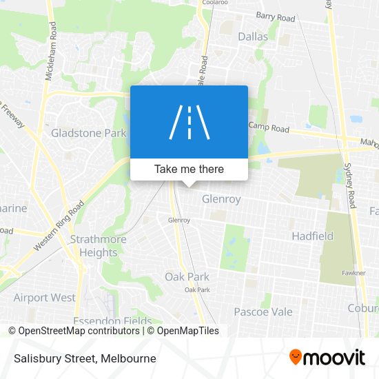 Salisbury Street map
