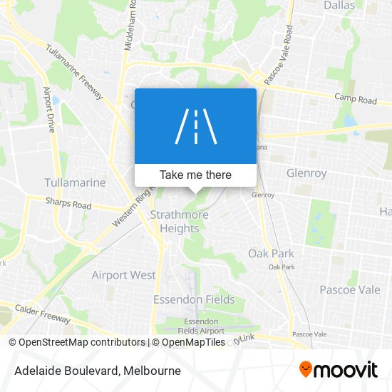 Adelaide Boulevard map