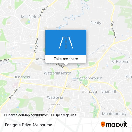 Eastgate Drive map