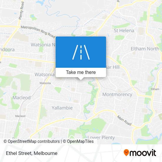 Ethel Street map