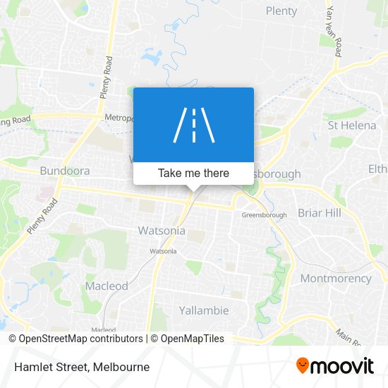 Hamlet Street map