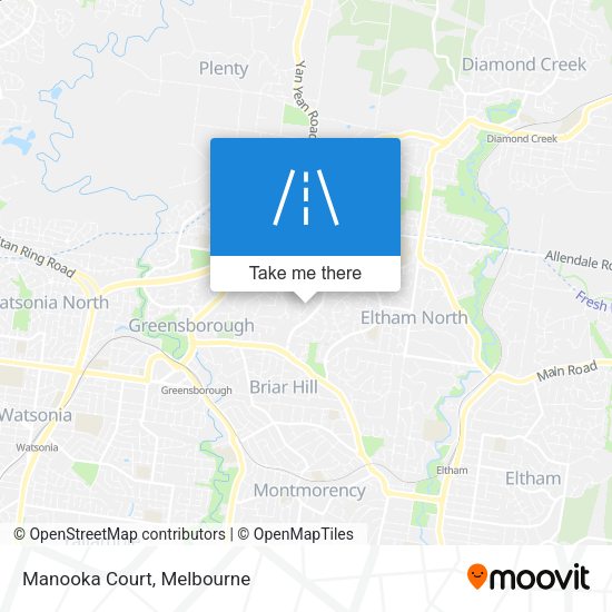 Manooka Court map