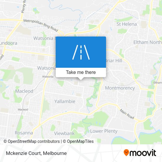 Mckenzie Court map