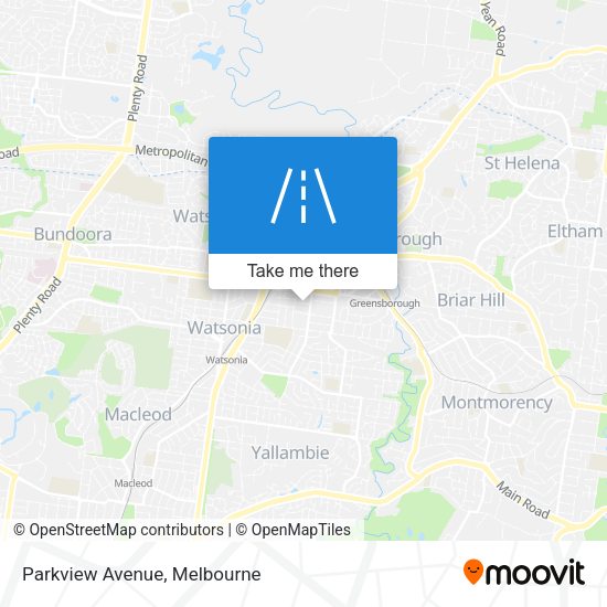 Parkview Avenue map