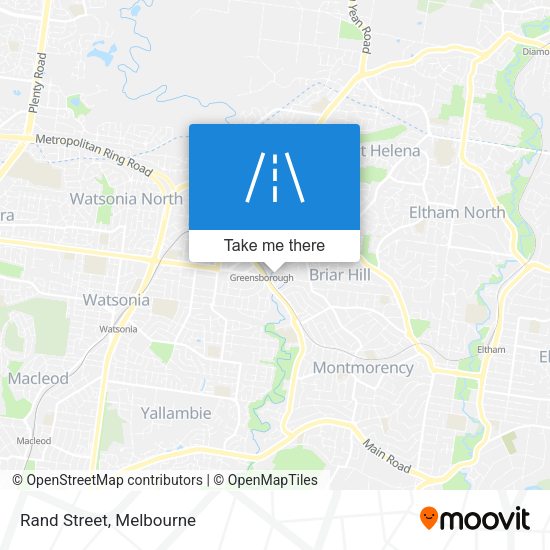 Rand Street map