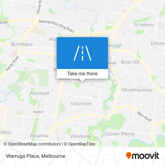 Warruga Place map