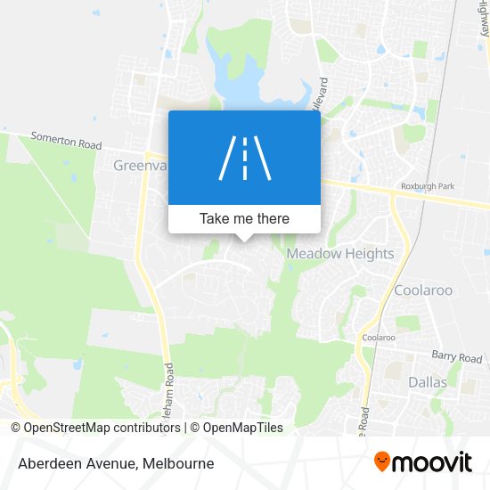 Aberdeen Avenue map