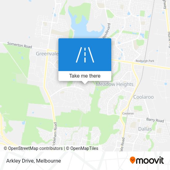 Arkley Drive map