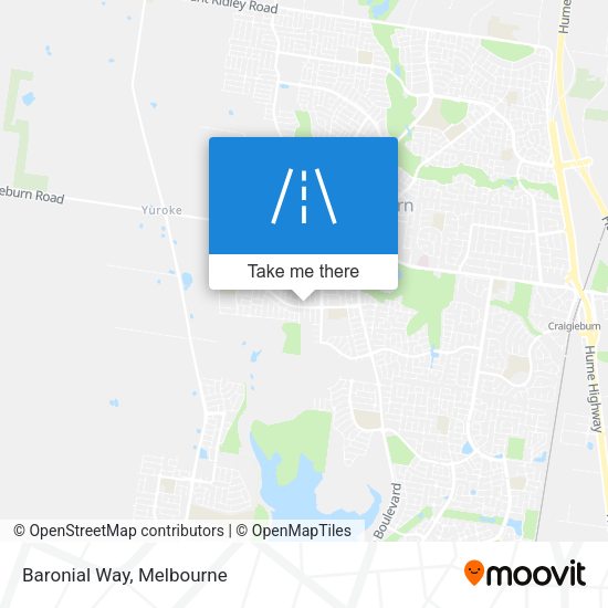 Baronial Way map