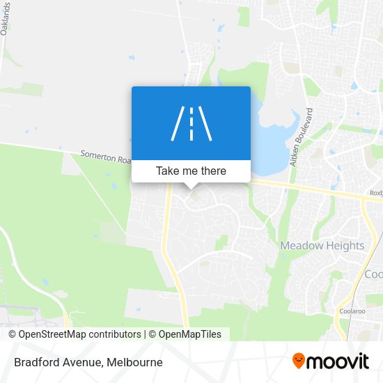 Bradford Avenue map
