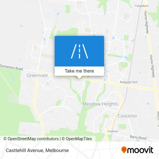Castlehill Avenue map