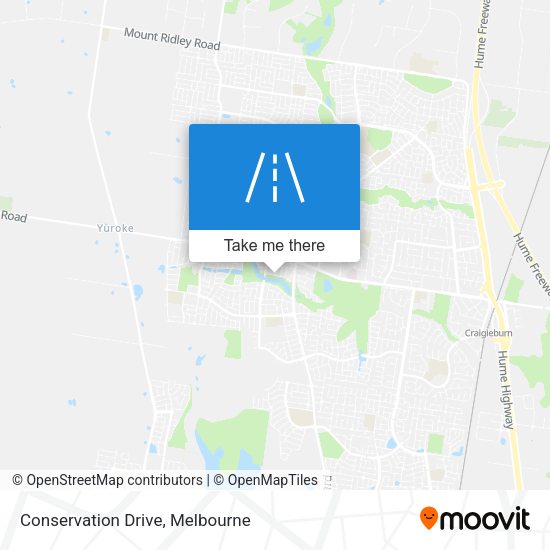 Conservation Drive map