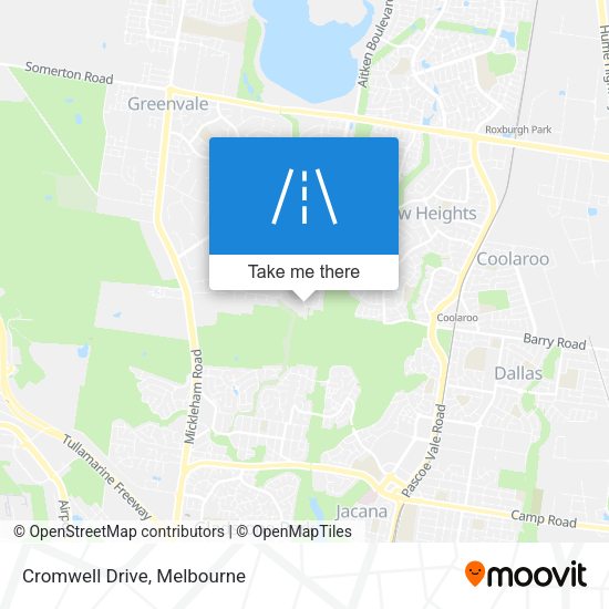 Cromwell Drive map