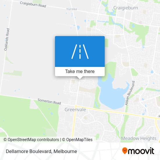 Dellamore Boulevard map
