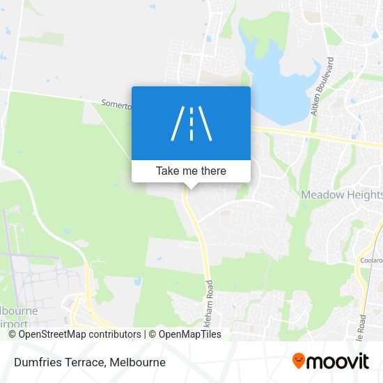 Dumfries Terrace map