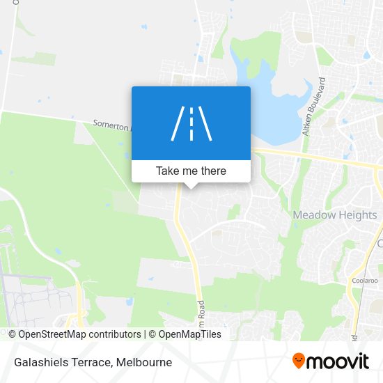 Galashiels Terrace map