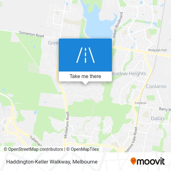Haddington-Keller Walkway map