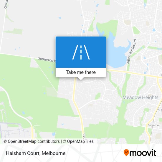 Halsham Court map