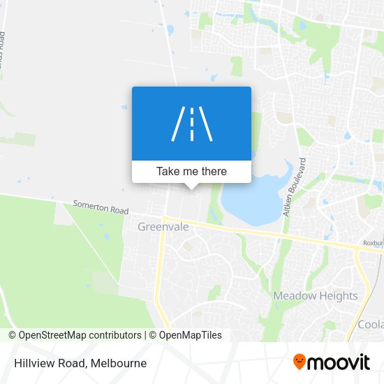 Hillview Road map