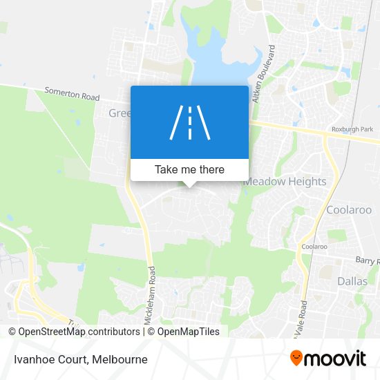 Ivanhoe Court map