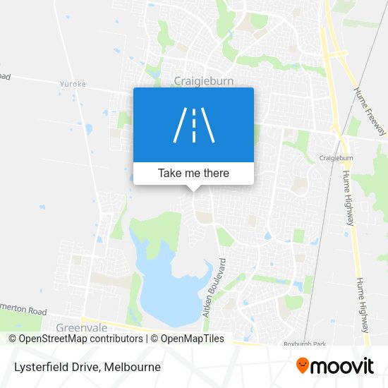 Lysterfield Drive map