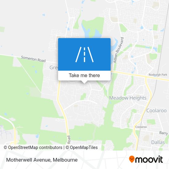 Motherwell Avenue map