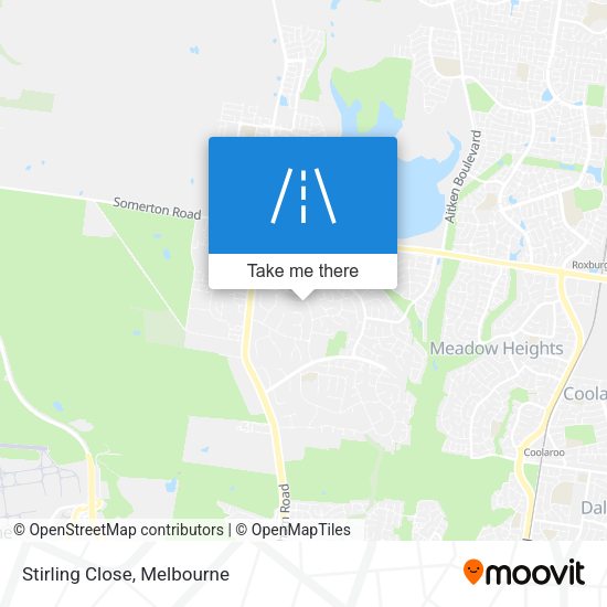 Stirling Close map