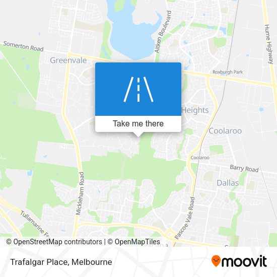 Trafalgar Place map